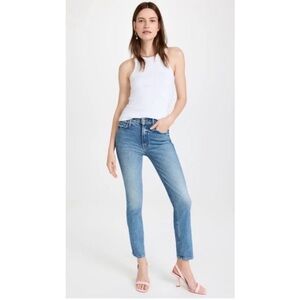 MOTHER Women’s The Mid Rise Dazzler Ankle Jeans In Tropic Like Its Hot Size 29